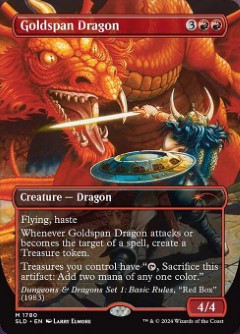 🔥 Goldspan Dragon Secret Lair Drop - Dungeons And Dragons Book Cover